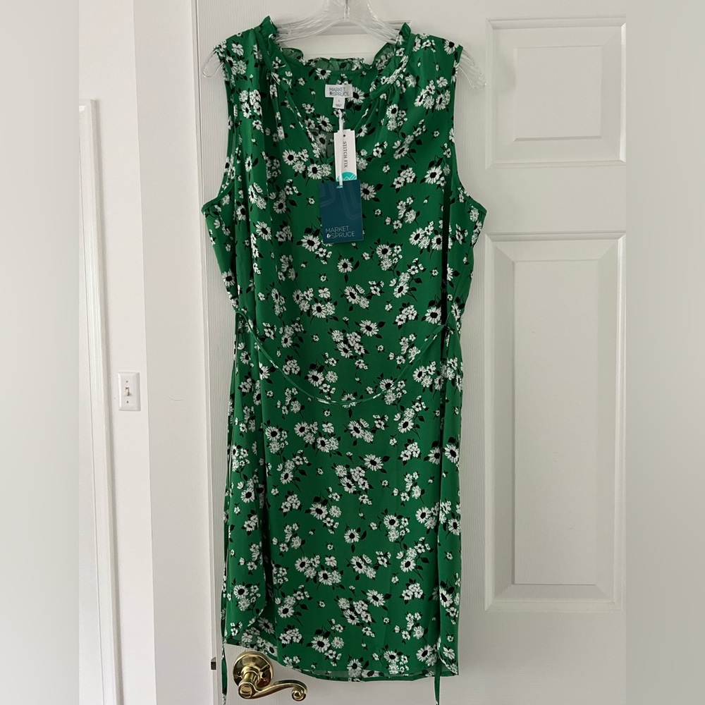 Stitch Fix Mable and Spruce, 41 Hawthorn Green dress, size Large
